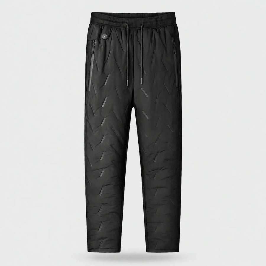 Alpenwarm beheizte Winterhose in Schwarz